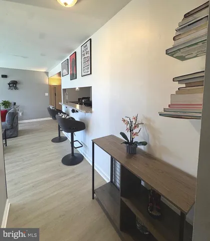 a workspace with furniture