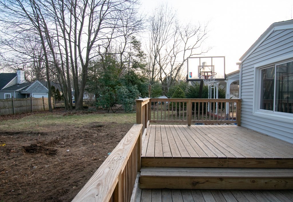 1617 Plumtree Road Springfield, MA 01119 - Photo 25 of 25 a view of backyard with deck and wooden floor