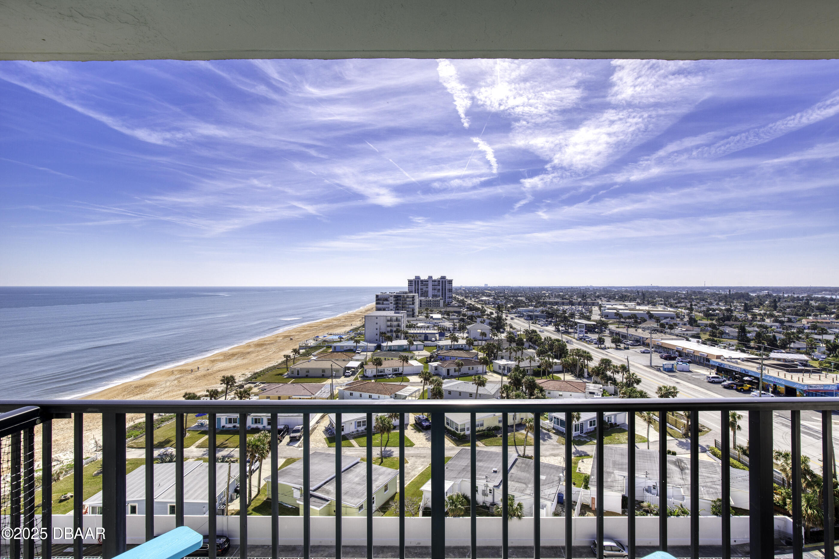 1415 Ocean Shore Boulevard, Unit 1010 Ormond Beach, FL 32176 - Photo 27 of 52 a view of a city skyline from a balcony