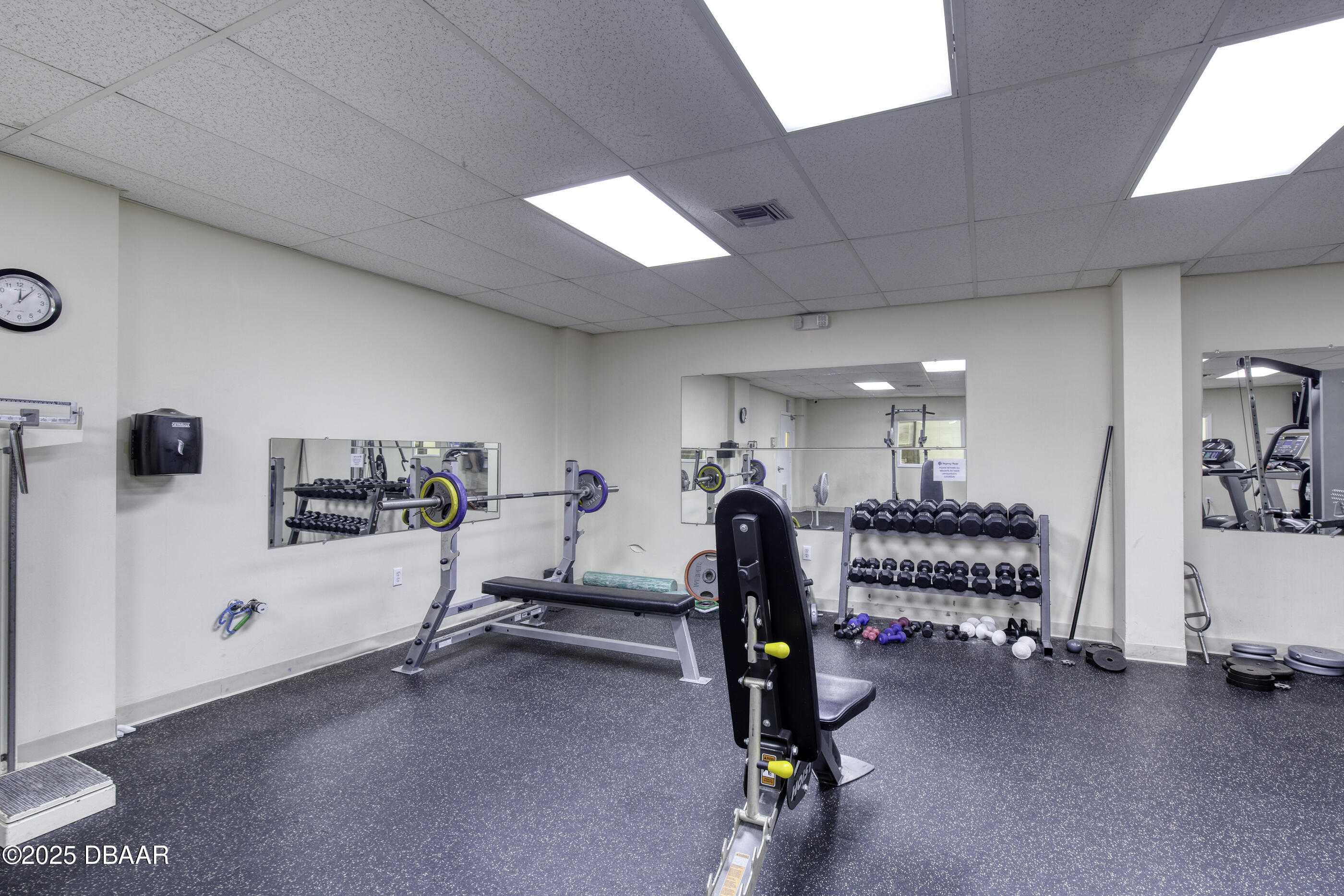 1415 Ocean Shore Boulevard, Unit 1010 Ormond Beach, FL 32176 - Photo 40 of 52 a view of game room with gym equipment