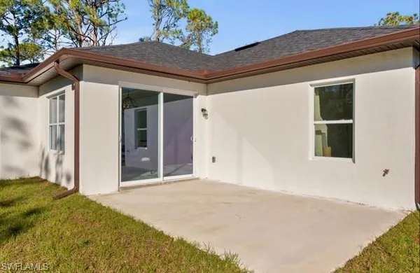 a house with a outdoor space