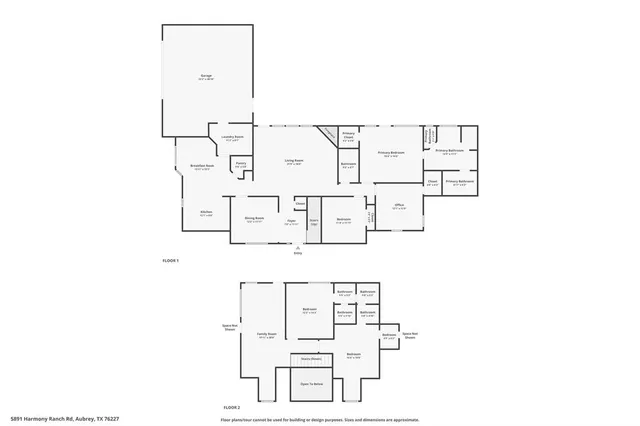 $1,298,999 | 5891 Harmony Ranch Road, Aubrey, TX 76227