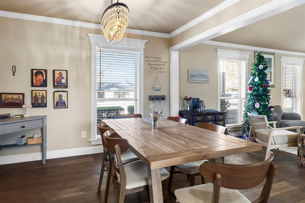 601 Rasure Circle Sulphur Springs, TX 75482 - Photo 19 of 40 a view of a dining room with furniture window and wooden floor