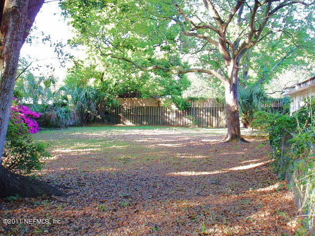 6876 Camelot Road Jacksonville, FL 32211 - Photo 10 of 11 a view of a yard with potted plants and large trees