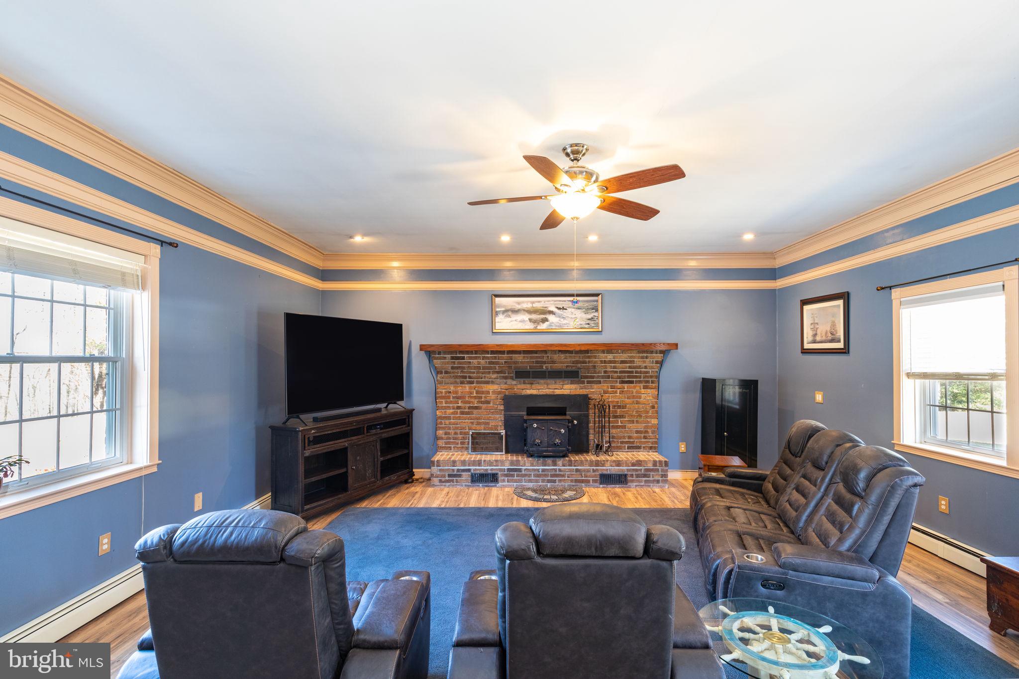 13827 Bottom Road Hydes, MD 21082 - Photo 15 of 57 Family Room with Fireplace
