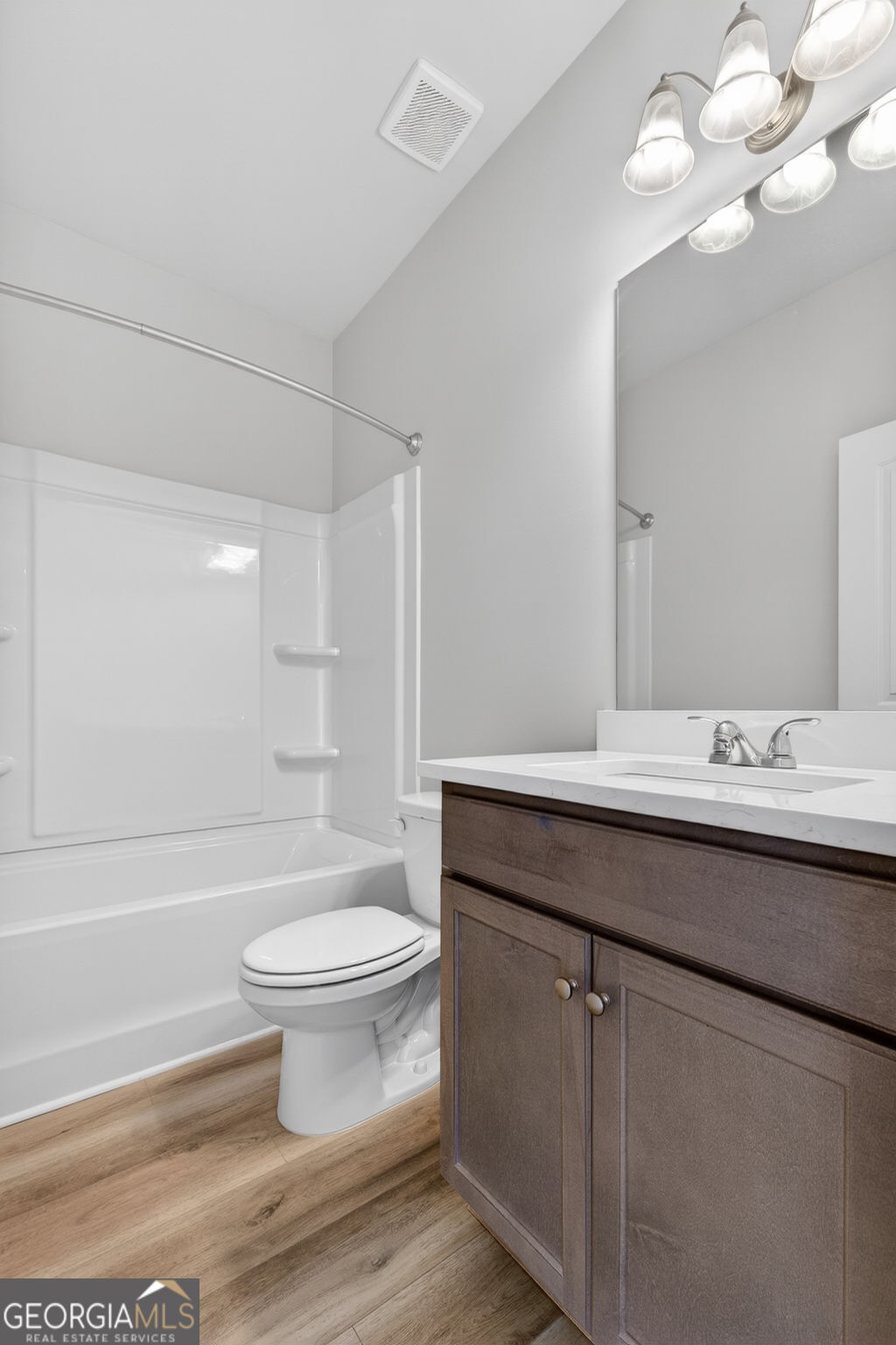 474 South Bolee Road Hogansville, GA 30230 - Photo 20 of 24 a bathroom with a sink a toilet and a mirror