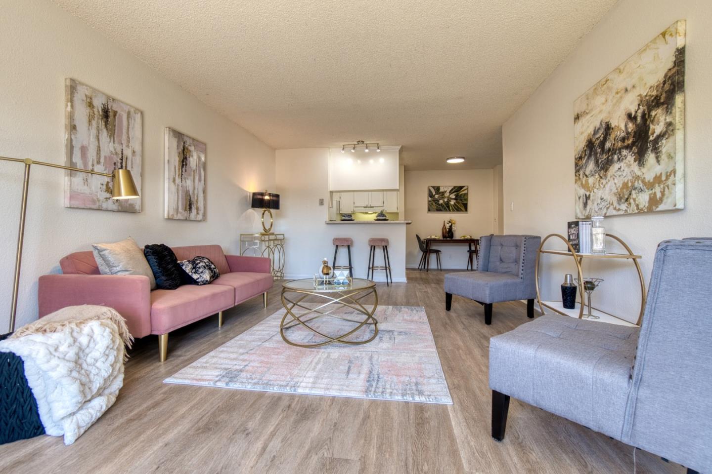 376 Imperial Way, Unit 315 Daly City, CA 94015 - Photo 9 of 29 a living room with furniture and wooden floor