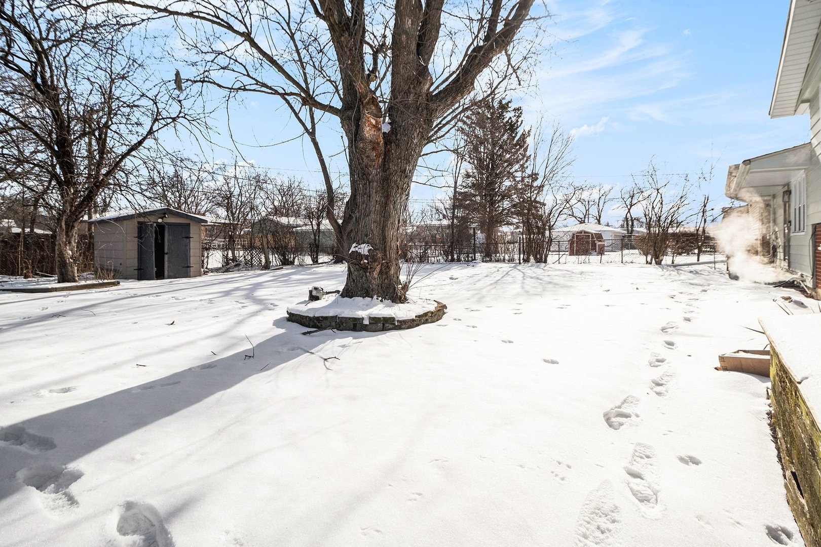18947 Ridgewood Avenue Lansing, IL 60438 - Photo 20 of 21 a view of a snow on the side of the road