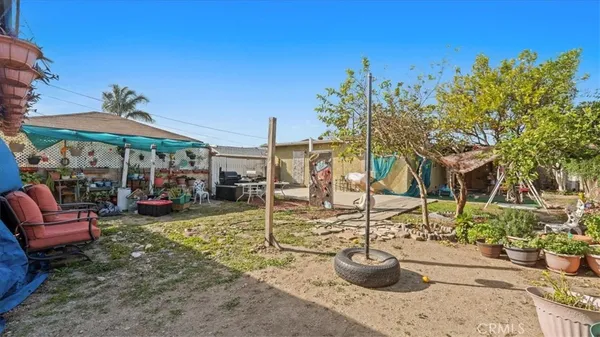 a outdoor space with furniture