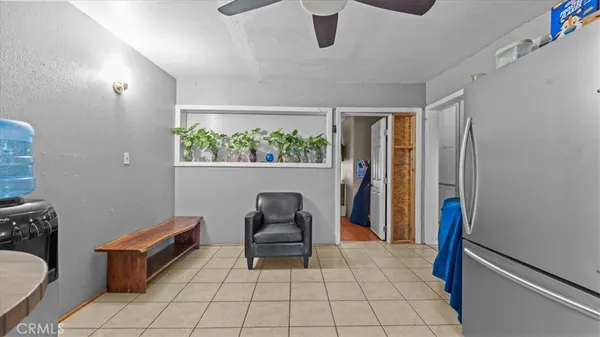 a room with furniture and a window