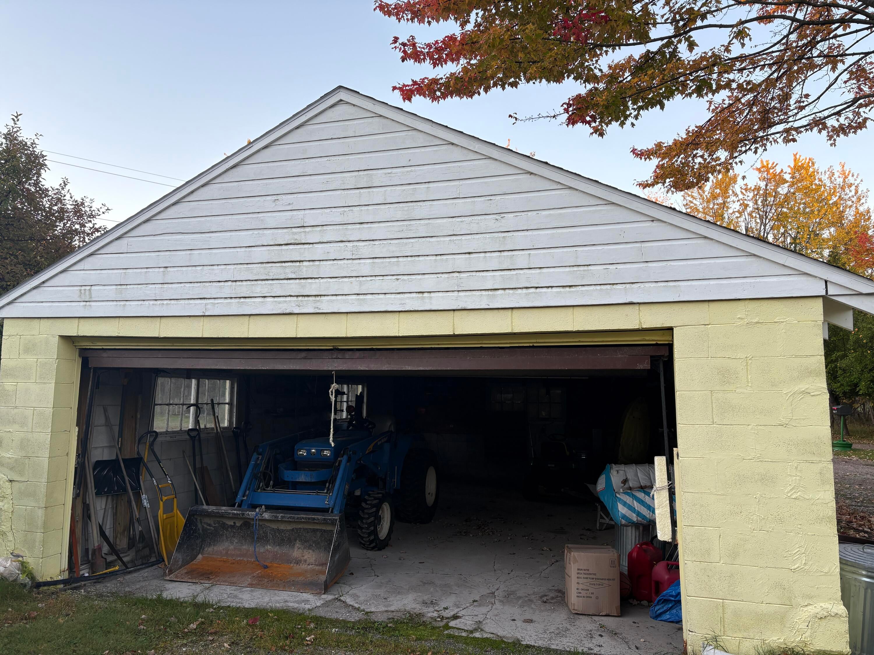 14021 Morrow Road Alpena, MI 49707 - Photo 4 of 28 Inside View of garage
