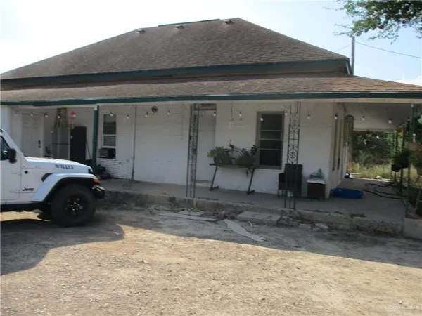 a view of a house with a outdoor space