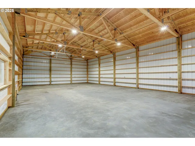 a view of a room with lots of white walls