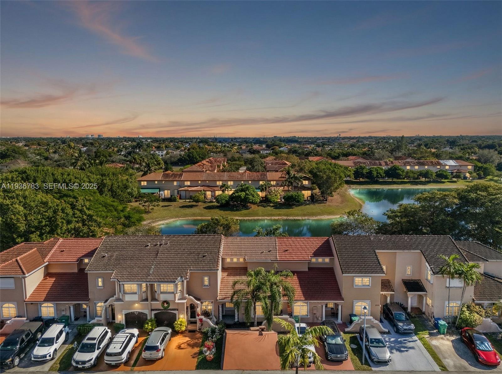 3725 Southwest 153rd Court Miami, FL 33185 - Photo 17 of 22 an aerial view of a house with a lake view