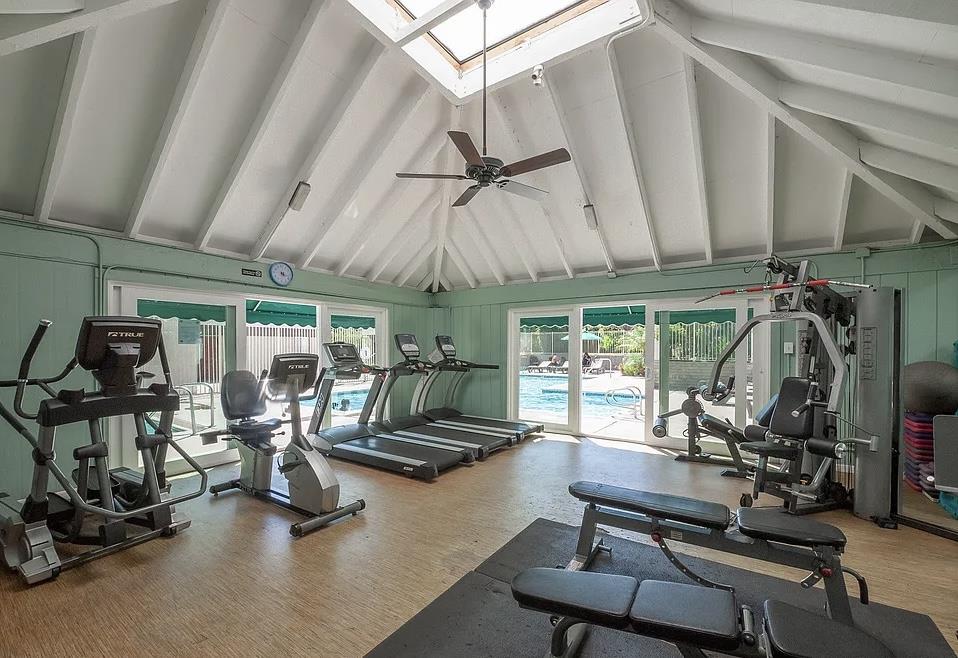 4927 Indian Wood Road Culver City, CA 90230 - Photo 13 of 20 a view of a room with gym equipment
