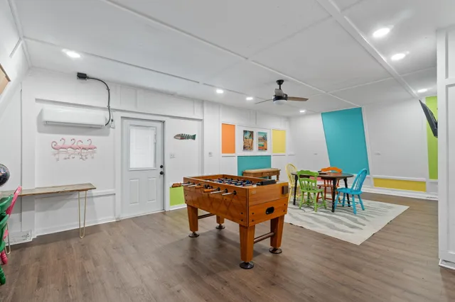 a view of bathroom with washer and dryer
