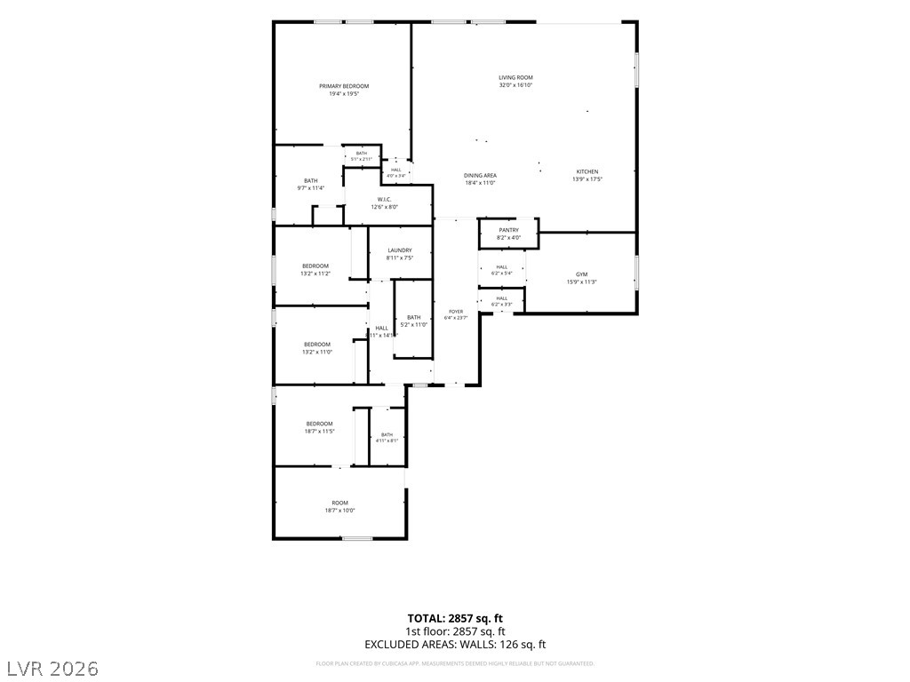 45 Garibaldi Way Henderson, NV 89011 - Photo 73 of 74 A comprehensive floor plan reveals a thoughtful layout with multiple bedrooms, spacious living areas, and dedicated functional zones.