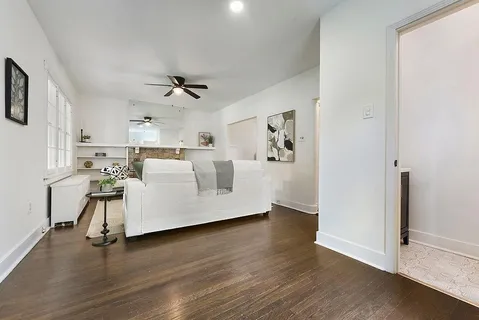 a bed room with a bed and a couch