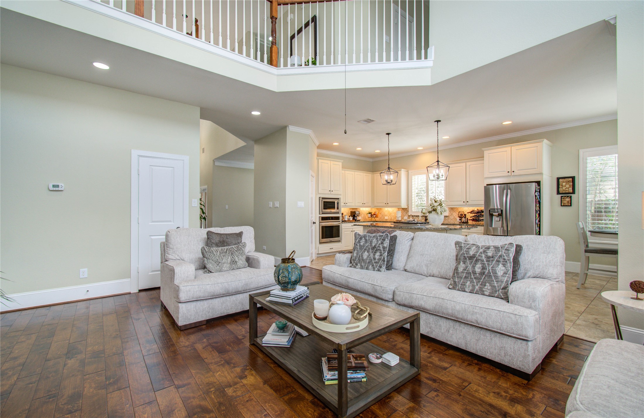 28627 Rolling Ridge Drive Katy, TX 77494 - Photo 16 of 44 a living room with furniture and kitchen view