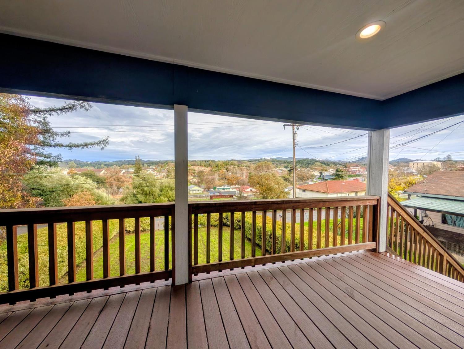203 Market Street San Andreas, CA 95249 - Photo 13 of 54 a view of a balcony with wooden floor