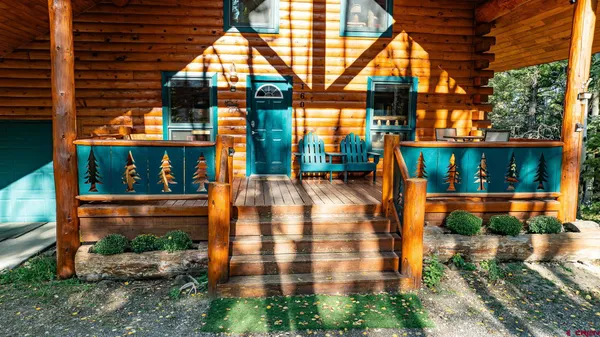 a view of building and street view