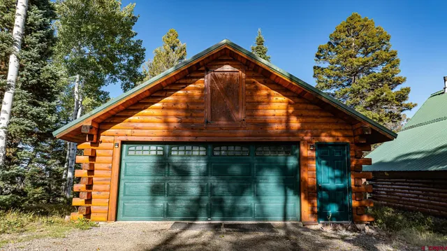 a view of a forest with a forest