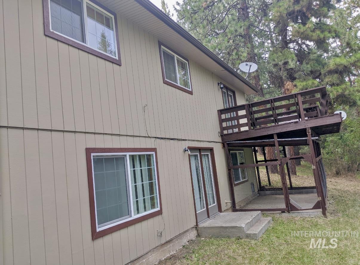 752 Mt Idaho Grade Road Grangeville, ID 83530 - Photo 19 of 29 Back of property with a deck