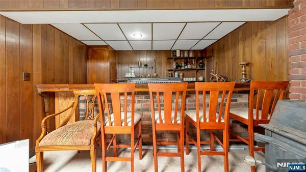 a view of a chairs in a room