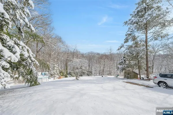 a building with a bench in front of it