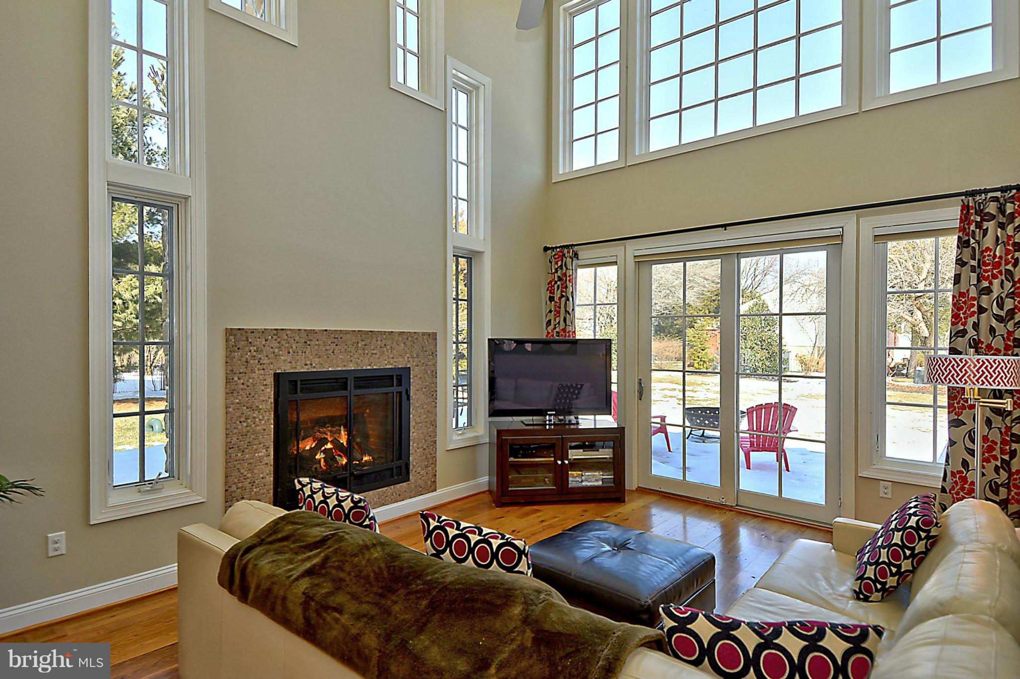 624 Truxton Road Annapolis, MD 21409 - Photo 13 of 30 a living room with furniture a fireplace and a flat screen tv