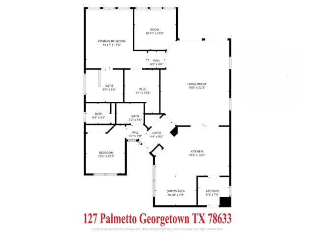 $2,300 | 127 Palmetto Drive, Georgetown, TX 78633
