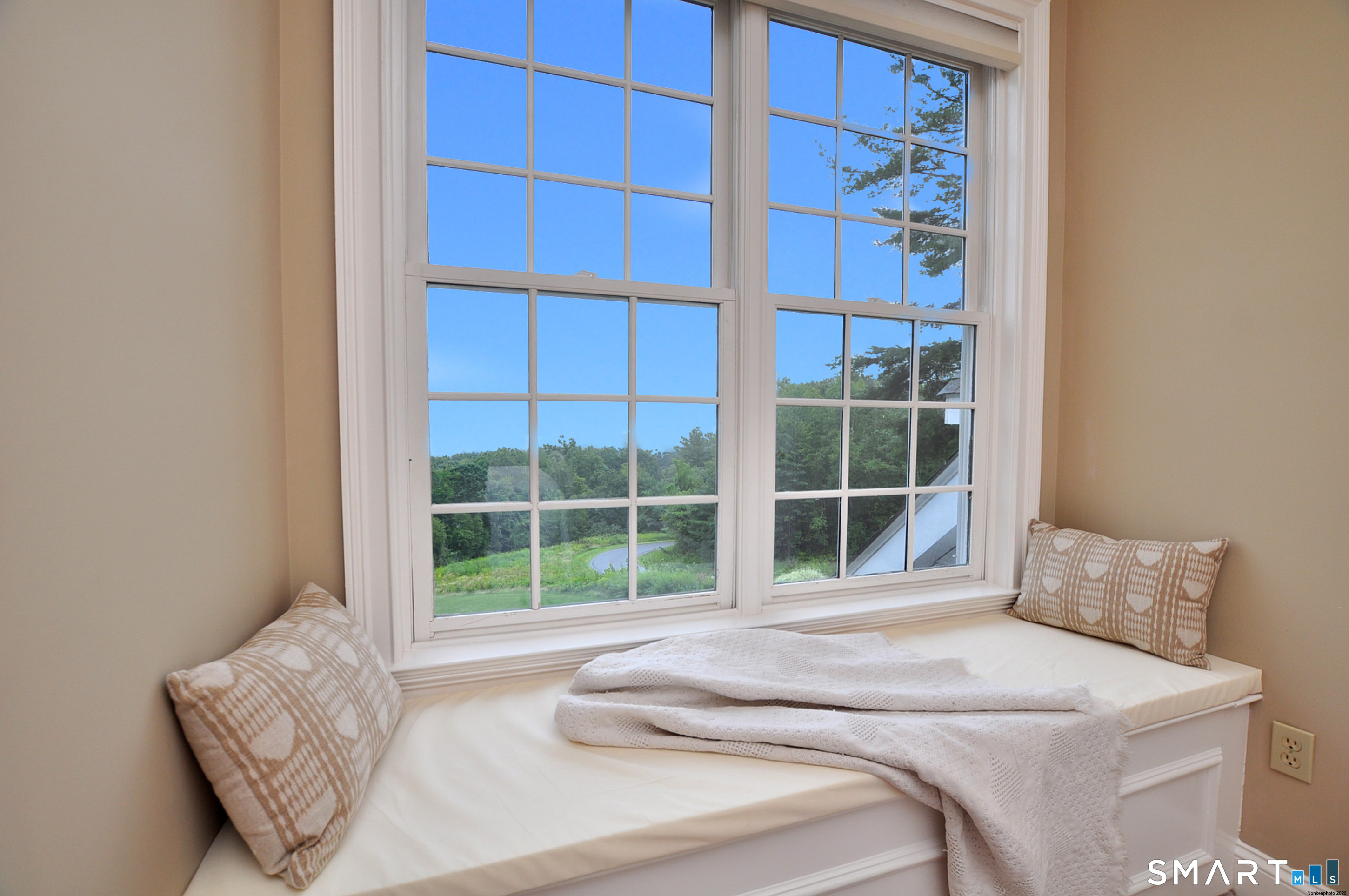 15 Old Orchard Road Granby, CT 06090 - Photo 35 of 40 Bedrooms 2 & 3 both have window seats to take in the stunning view.