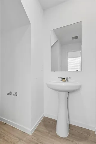 a bathroom with a sink