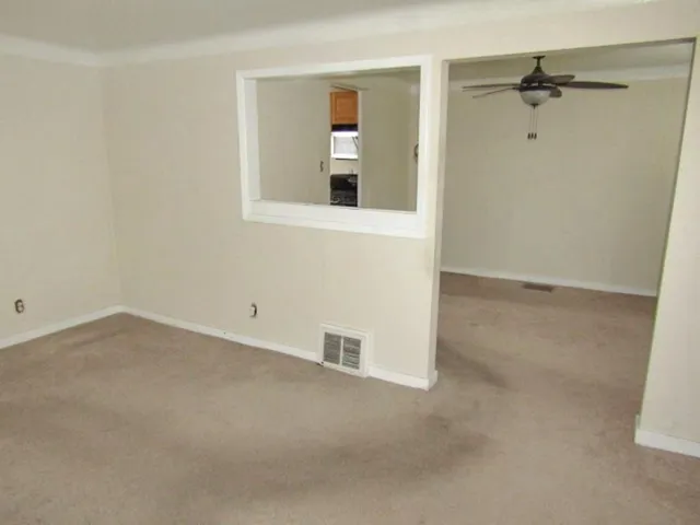 a view of an empty room