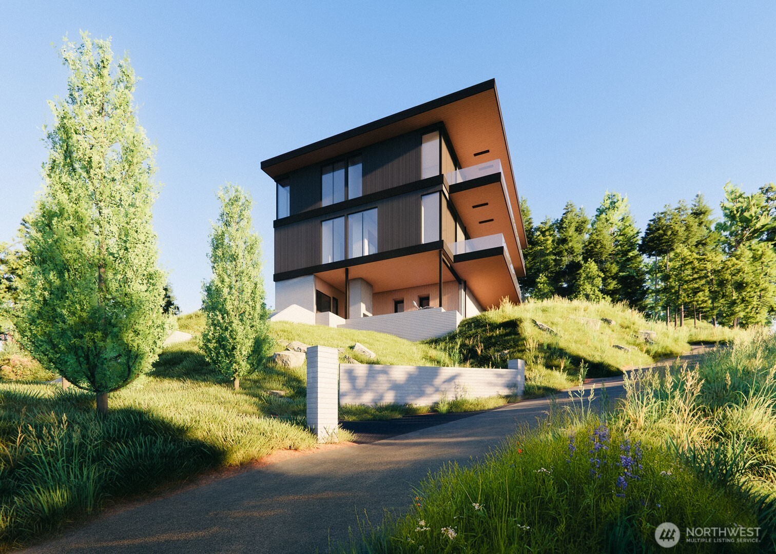 157 Chuckanut Crest Drive Bellingham, WA 98229 - Photo 29 of 40 a front view of a house with garden