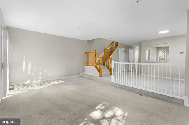 a view of a livingroom with a slide