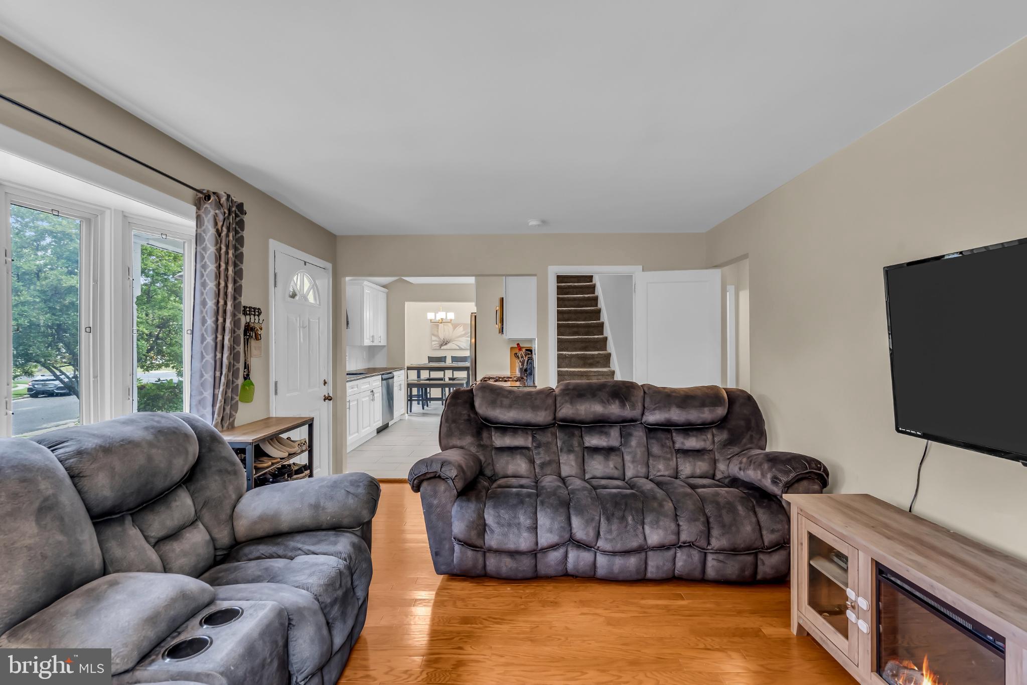2002 South Brighton Avenue Clementon, NJ 08021 - Photo 10 of 38 a living room with furniture and a flat screen tv