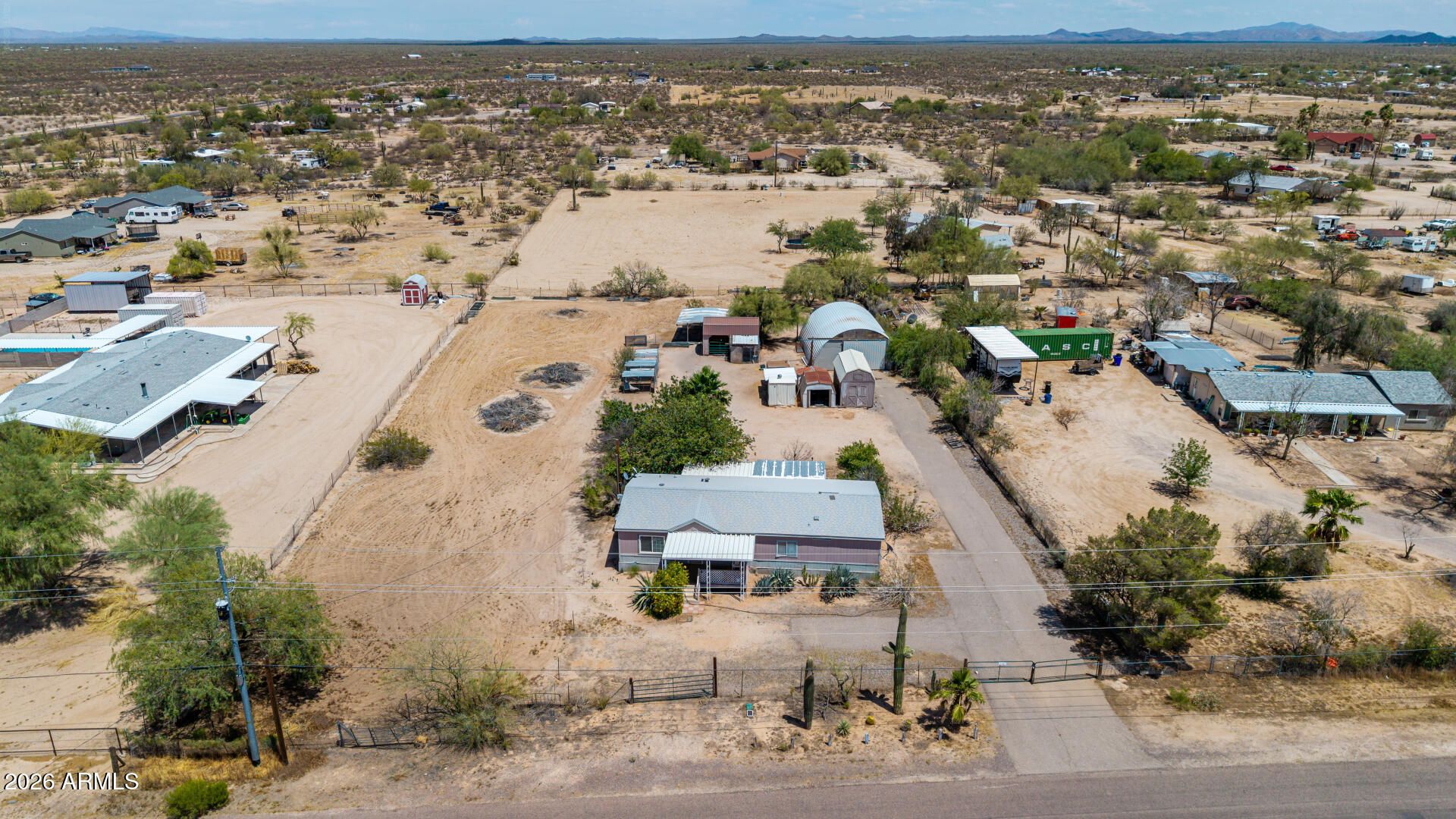 8595 North Palo Verde Road Florence, AZ 85132 - Photo 33 of 41 an aerial view of a city with ocean view