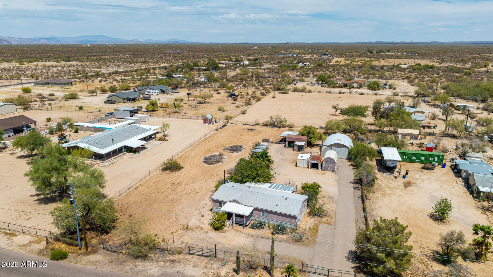 8595 North Palo Verde Road Florence, AZ 85132 - Photo 35 of 41 an aerial view of residential building and ocean