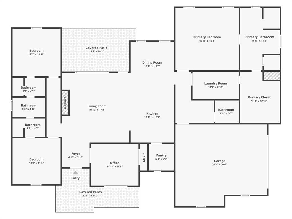 560 Wilson Bend Road Millsap, TX 76066 - Photo 38 of 38 Great layout!