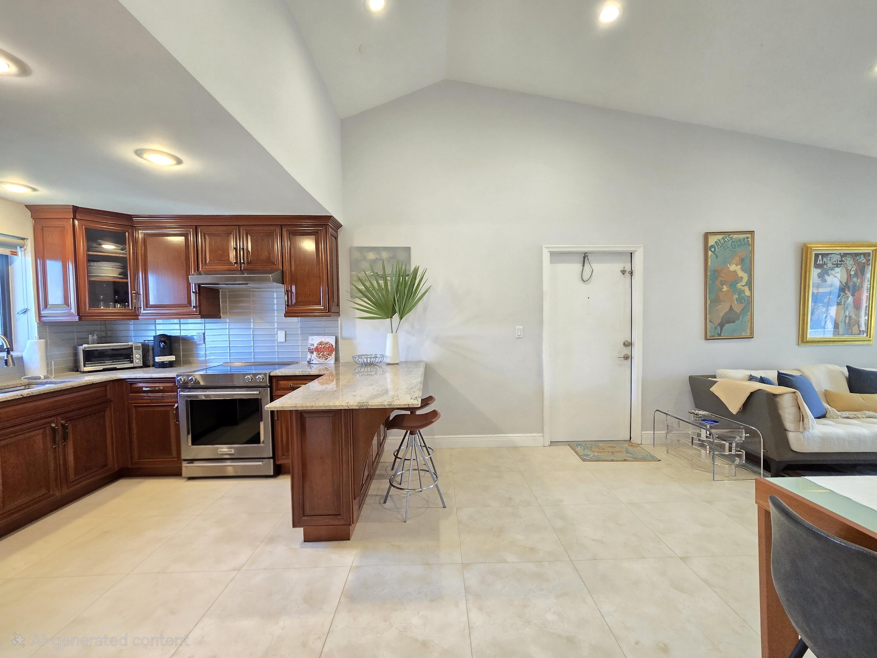 50 Southeast 12th Street, Unit 2260 Boca Raton, FL 33432 - Photo 5 of 27 VV kitchen living area front door