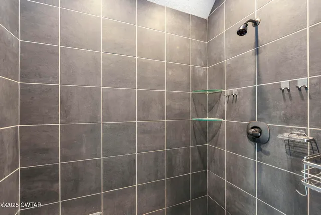 a view of backyard with green space