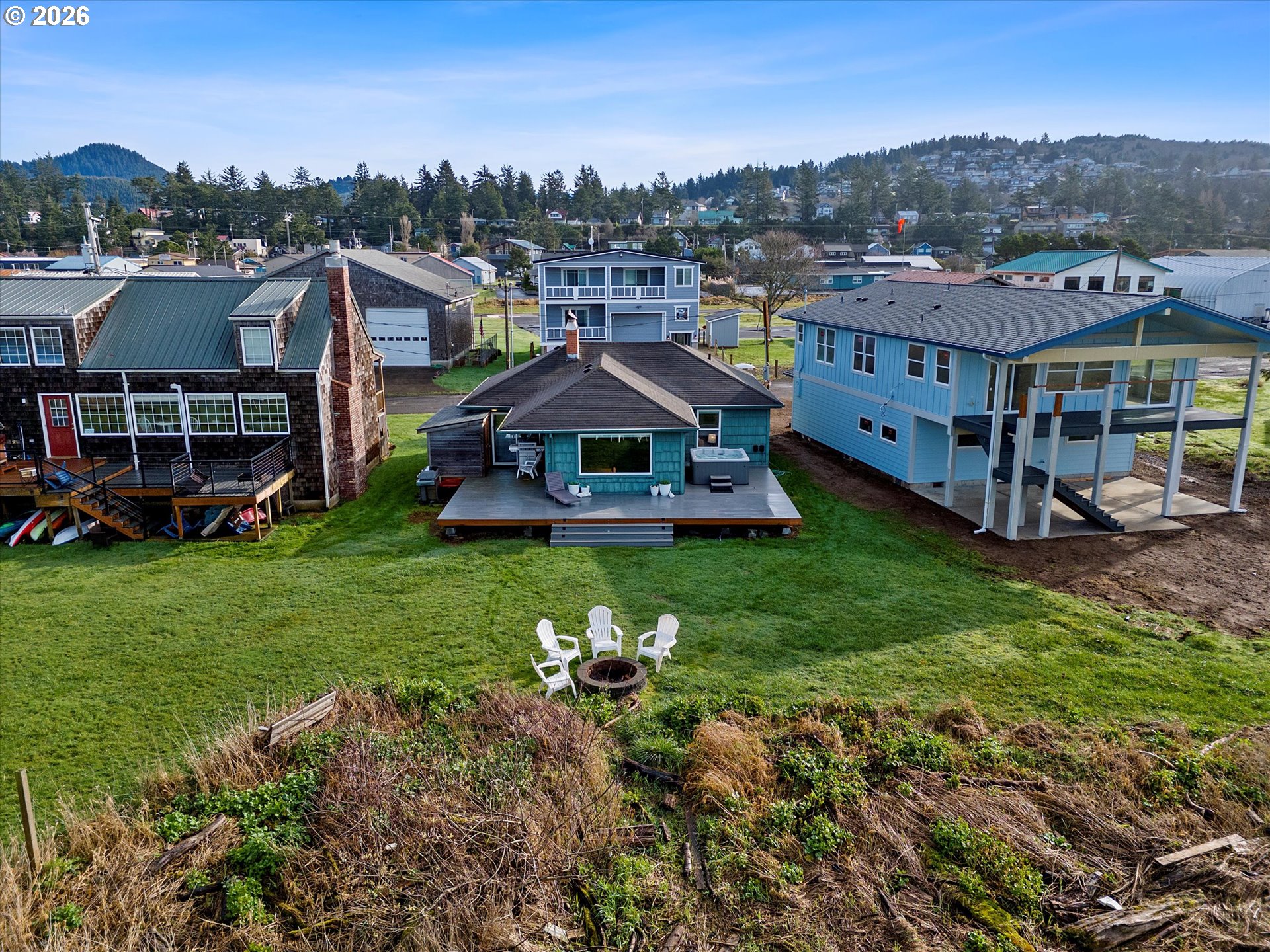 35160 Rueppel Avenue Pacific City, OR 97135 - Photo 29 of 34 a aerial view of a house with garden