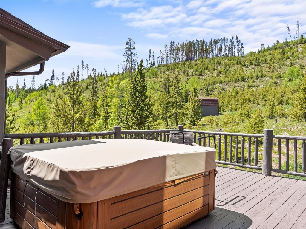 89 Emerald Road Silverthorne, CO 80498 - Photo 33 of 46 a view of a balcony with wooden floor