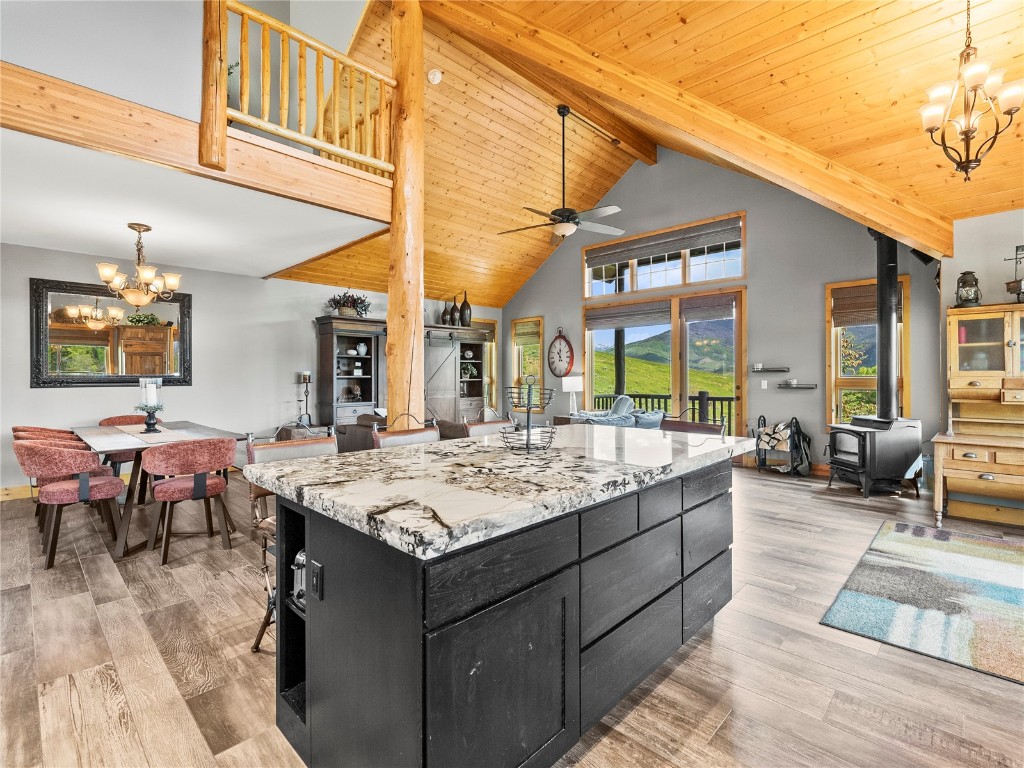89 Emerald Road Silverthorne, CO 80498 - Photo 10 of 46 a view of a dinning table and chair in the patio