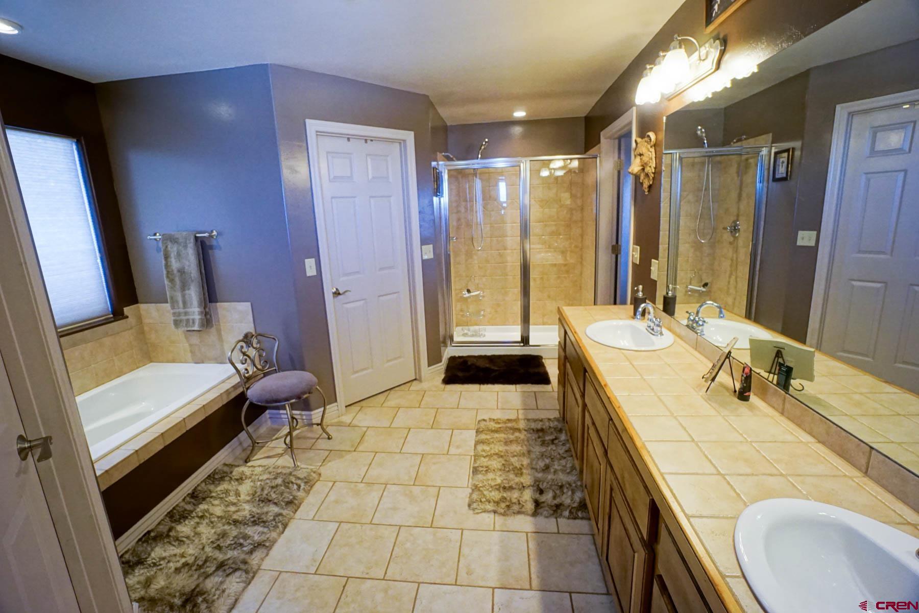 16575 2550th Road Cedaredge, CO 81413 - Photo 17 of 32 a bathroom with a tub sink and mirror