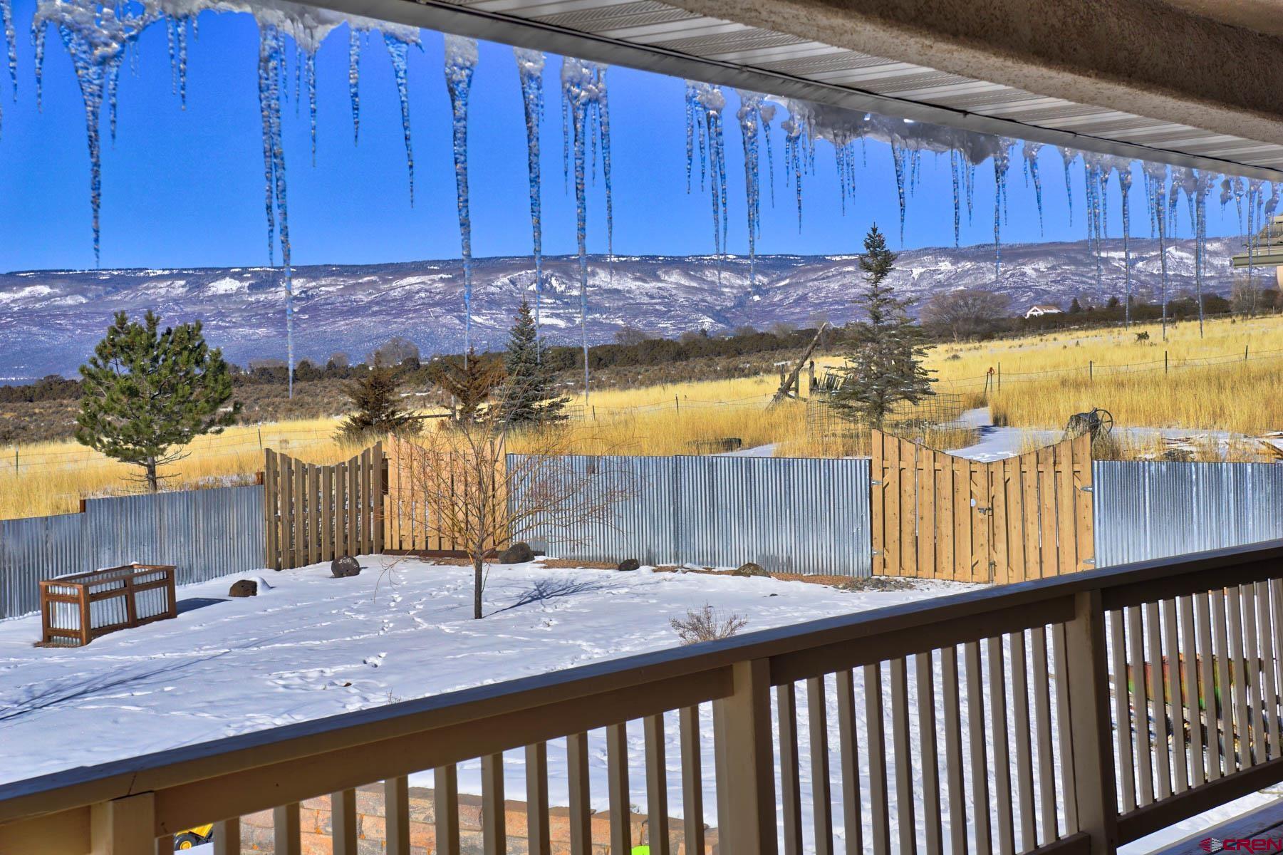 16575 2550th Road Cedaredge, CO 81413 - Photo 32 of 32 a view of a backyard and a tub