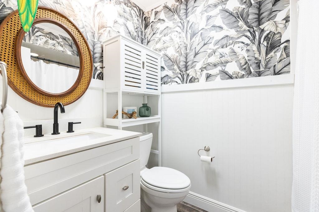 112 Drake Road St. Augustine, FL 32086 - Photo 39 of 59 a bathroom with a toilet and a sink