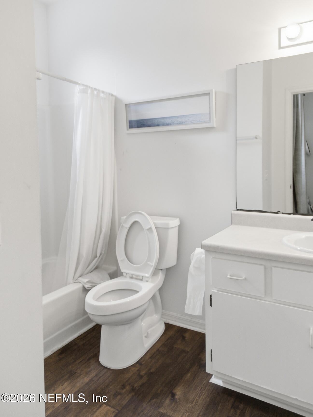 4700 Southwest Archer Road, Unit D27 Gainesville, FL 32608 - Photo 17 of 34 a bathroom with a toilet and a sink