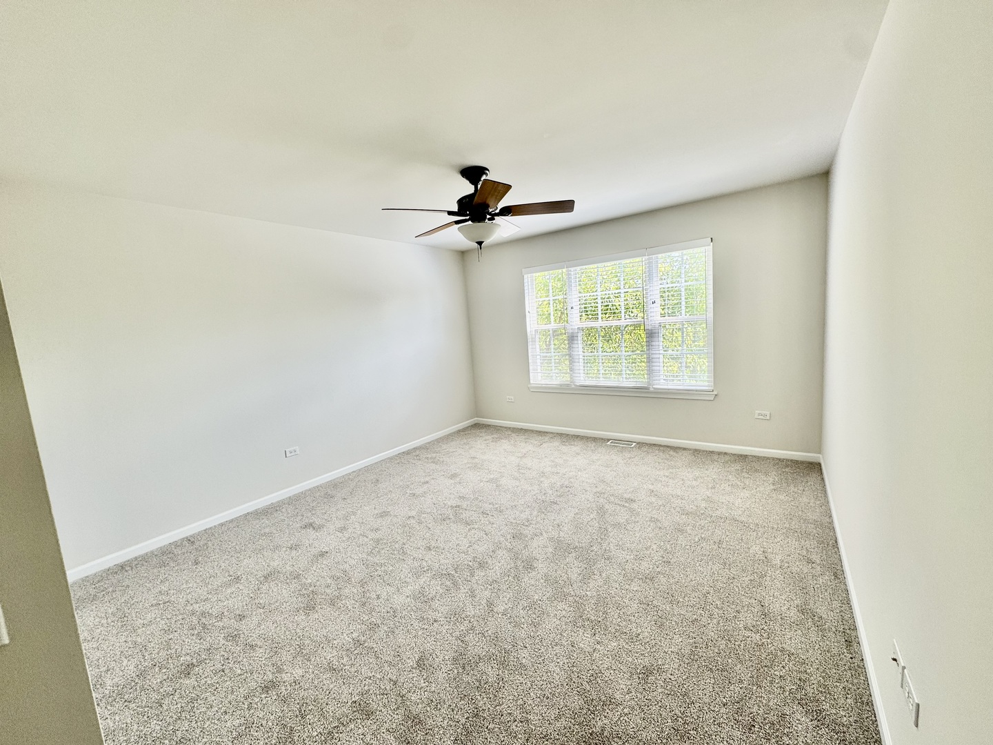 26500 Rustling Birch Way Plainfield, IL 60585 - Photo 23 of 37 an empty room with windows and ceiling fan
